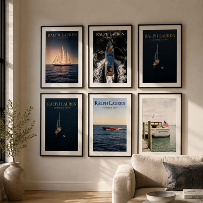 Gallery Set — 6 Nautical Prints