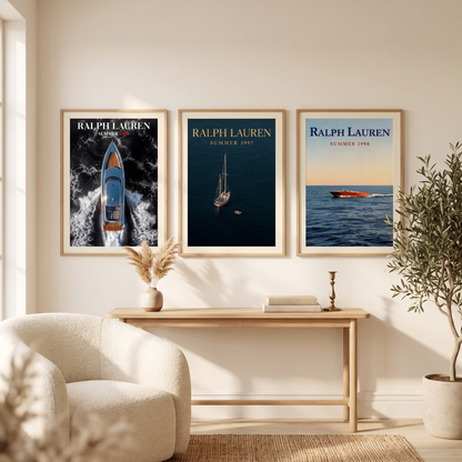 Starter Set — 3 Nautical Prints