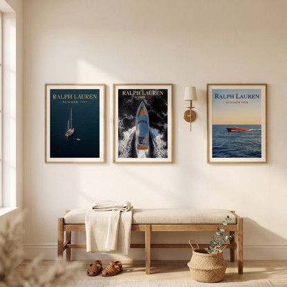 Starter Set — 3 Nautical Prints