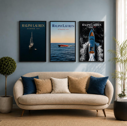 Starter Set — 3 Nautical Prints