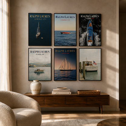 Gallery Set — 6 Nautical Prints