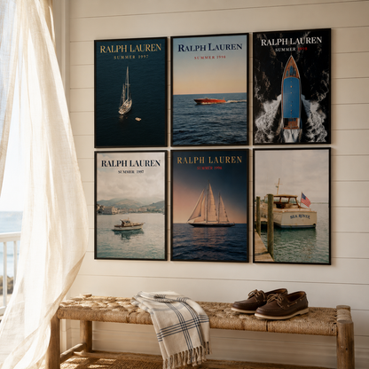 Gallery Set — 6 Nautical Prints