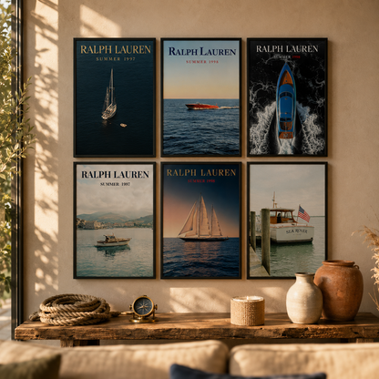 Gallery Set — 6 Nautical Prints