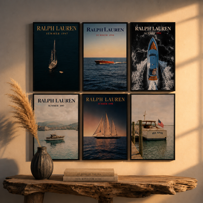 Gallery Set — 6 Nautical Prints